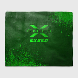 Плед Exeed - green gradient