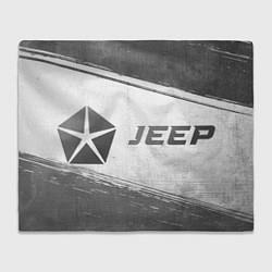 Плед Jeep - white gradient по-горизонтали