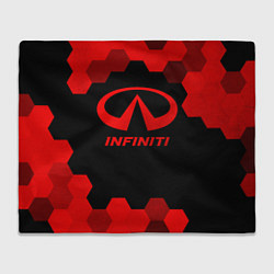 Плед Infiniti - red gradient
