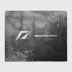 Плед Need for Speed - grey gradient по-горизонтали