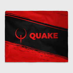 Плед Quake - red gradient по-горизонтали