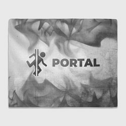 Плед флисовый Portal - white gradient по-горизонтали, цвет: 3D-велсофт