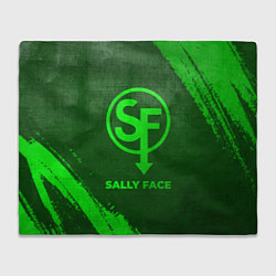 Плед Sally Face - green gradient