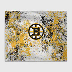 Плед Boston Bruins NHL white