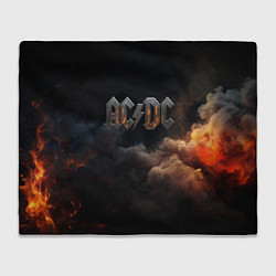 Плед ACDC металлический лого