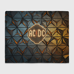 Плед ACDC винтажный логотип