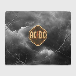Плед ACDC ретро логотип