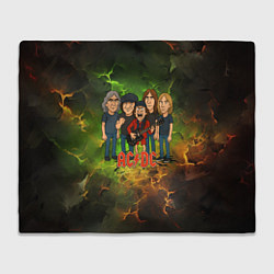 Плед Карикатура грууппы ACDC