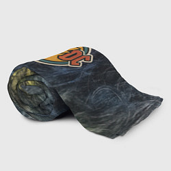 Плед флисовый ACDC логотип олдскул, цвет: 3D-велсофт — фото 2