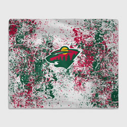 Плед Minnesota Wild NHL white