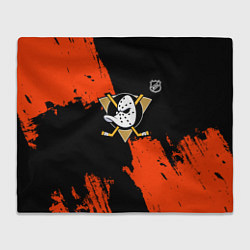 Плед Анахайм Дакс - оранжевая краска