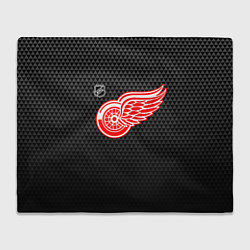 Плед Детройт Ред Уингз - черные треугольники