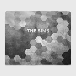 Плед The Sims - grey gradient посередине
