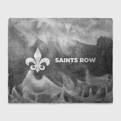 Плед Saints Row - grey gradient по-горизонтали