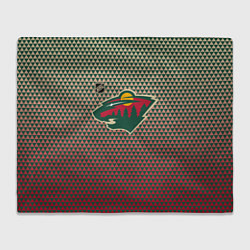 Плед Миннесота Уайлд - геометрический градиент