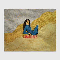 Плед Lana Del Rey в джинсовом костюме