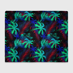 Плед Palm neon black