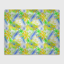 Плед Palm yellow