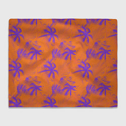 Плед Palm orange
