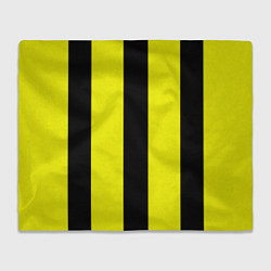 Плед Color yellow black line