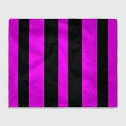 Плед Color black pink lines
