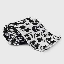 Плед флисовый Doom x Marshmello pattern, цвет: 3D-велсофт — фото 2