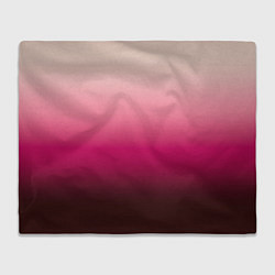 Плед Градиент transcendent pink омбре