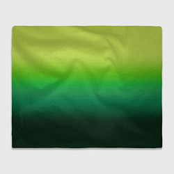 Плед Градиент укропное зеленое омбре