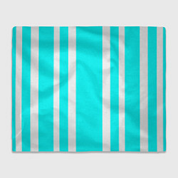 Плед Color blue white stripes