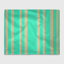 Плед Color blue beige stripes