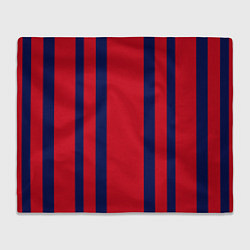Плед Color black red stripes