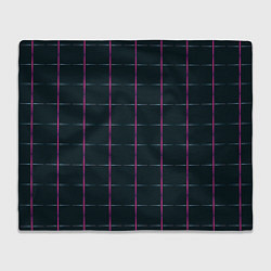 Плед Color black stripes