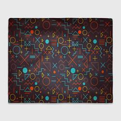 Плед Different shapes of geometry