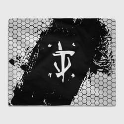 Плед Doom соты краски