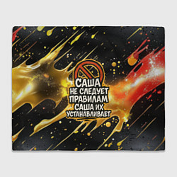 Плед Саша не следует правилам - Саша их устанавливает