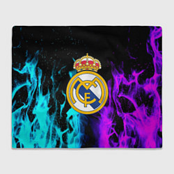 Плед Real Madrid неоновый огонь