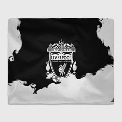 Плед флисовый Liverpool краски белые дым, цвет: 3D-велсофт