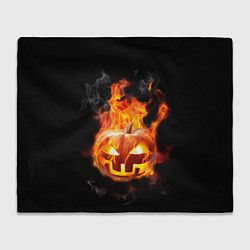 Плед Горящая тыква джек