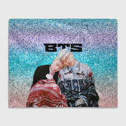 Плед BTS блестящий градиент