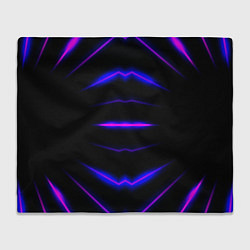 Плед Color black neon