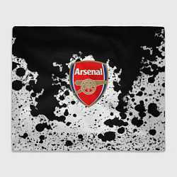 Плед флисовый Арсенал черно белые краски, цвет: 3D-велсофт
