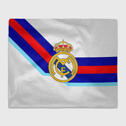 Плед Real Madrid текстура полосы