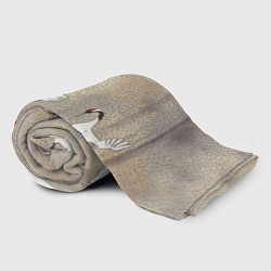 Плед флисовый Журавли на снегу, цвет: 3D-велсофт — фото 2