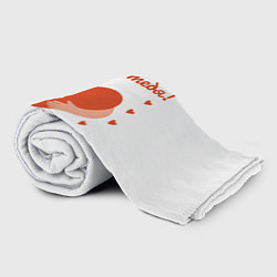 Плед флисовый Объятия сердца, цвет: 3D-велсофт — фото 2