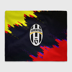 Плед Juventus краски текстура штрихи