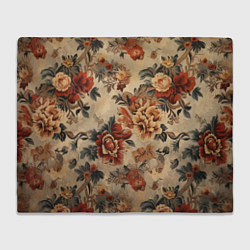 Плед Ковер цветочный текстура