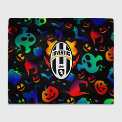 Плед Juventus хэллоуин неон