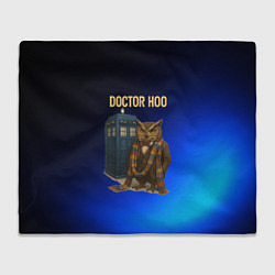 Плед Doctor Hoo сова у телефонной будки