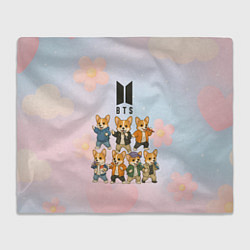 Плед Корги BTS