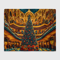 Плед Московская новогодняя елка